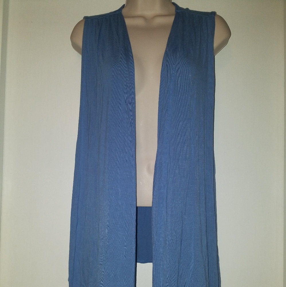 LOGO by Lori Goldstein open front cardigan